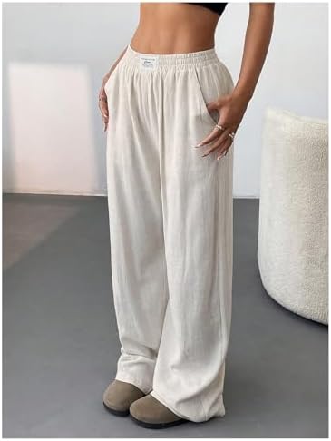 Modest-Hemp Wide Leg Track Pants