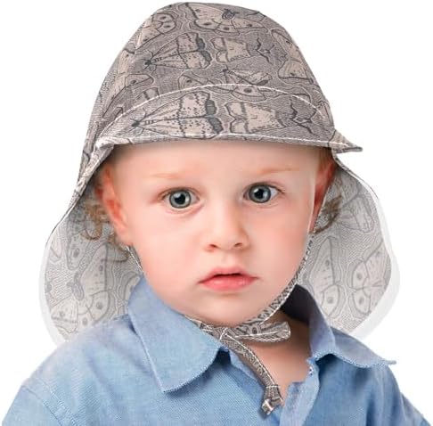 Adjustable Witchcraft Style Baby Sun Hat 2-4T