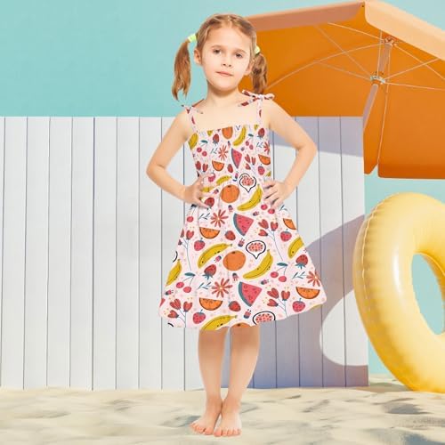 Beessbest Toddler Girls Polka Dot Print Dress Casual Beach Wear