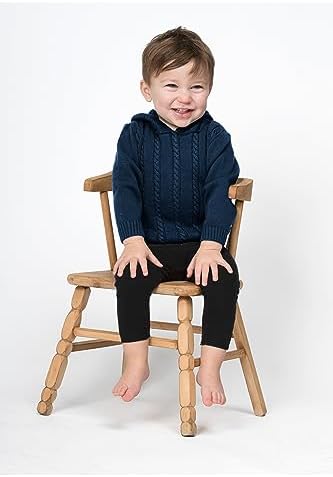 Julius BERGER Personalized Baby Sweater Cozy Monogram Zip Back Gift