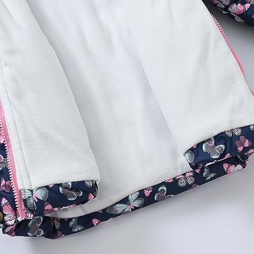 Thick Warm Down offic Print Puffer Jacket