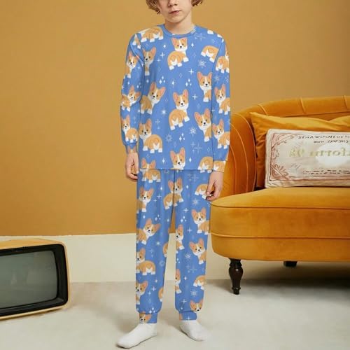 Meiko Kids Soft Long Sleeve Shirt Base Layer Bottoms Set
