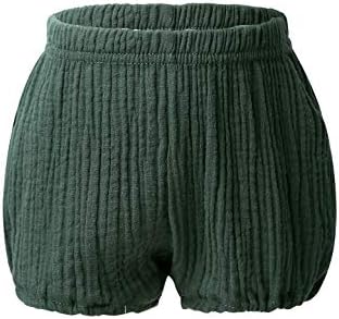 Freebily Soft Cotton Linen Bloomer Shorts for Baby Boys Girls