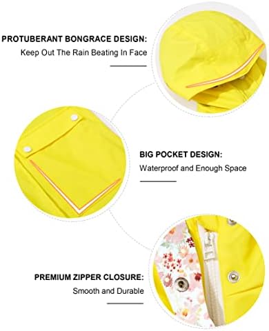 Moo Garden Girls Waterproof Rain Jacket