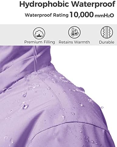 Wantdo Girls Waterproof Winter Coat Ski Jacket