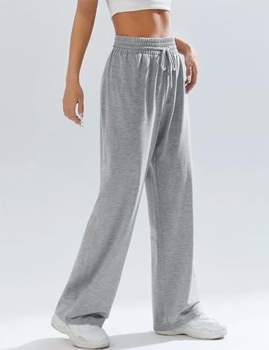 Kiench Teens Girls High-Waisted Drawstring Sweatpants
