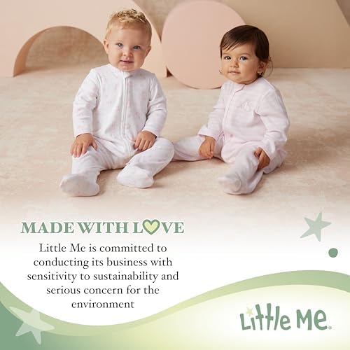 Little Me Harmless 100 Cotton Romper with Hat