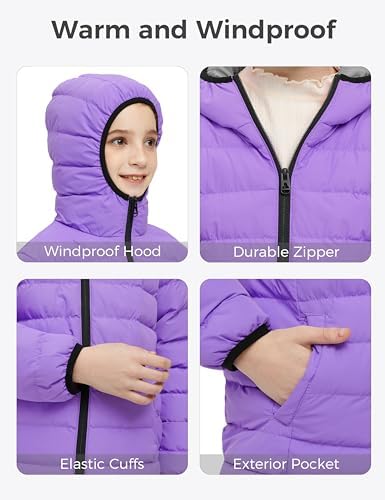 Warm Cozy Puffer Jacket for Girls