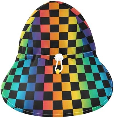 WIFIUAdjustable Baby Sun Shade Toddler Beach Hat with Protection 2-4T