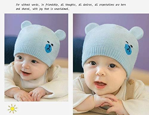 XKT Baby Winter Knitted Bear Beanie Skull Cap
