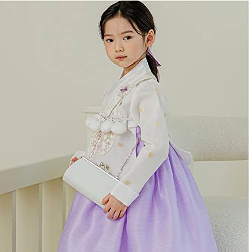 Ivory Foil Trad Dress for Korean Kids