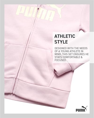 PUMA Girls Sporty Fleece Hoodie