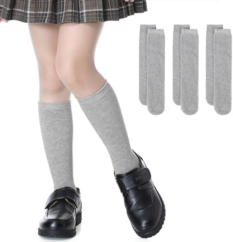 Fun 3-Pair Knee High Socks for Kids