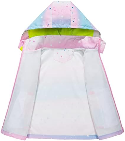HZXVic Boys Toddler Waterproof Rain Jacket