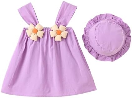 Adorable Toddler Girls Smocked Dresses Sun Hats