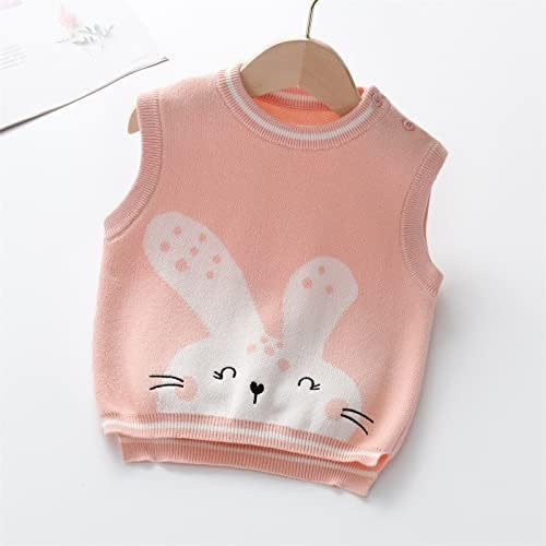 Newborn Baby Glow Sleeveless Knitted Sweater - Autumn Brown for Girls Boys