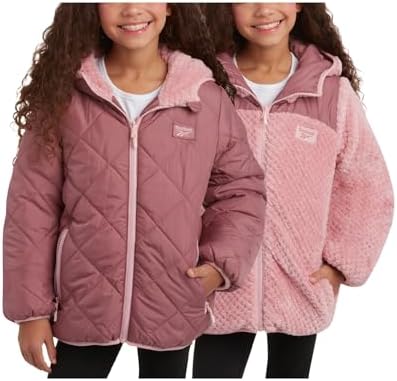 Reebok Girls Reversible Puffer Jacket