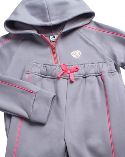 Body Glove Girls Jogger Set - Fleece Sweatsuit 7-12