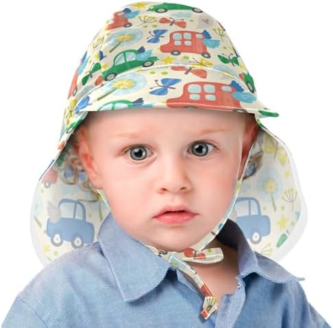 Baby Sun Hat for Girls Boys Kids 2-4T