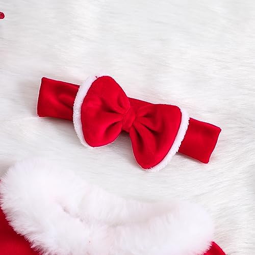 WASAIGOOD Infant Baby Girl Christmas Romper Dress