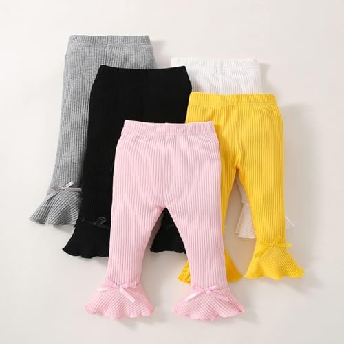 Stylish Stretchy Flare Pants for Babies and Girls