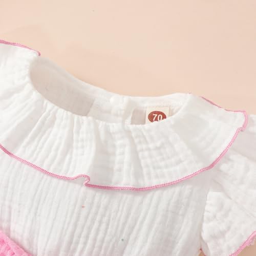 Beessbest Bow Tiered Ruffle Princess Toddler Girls Dress with Headband