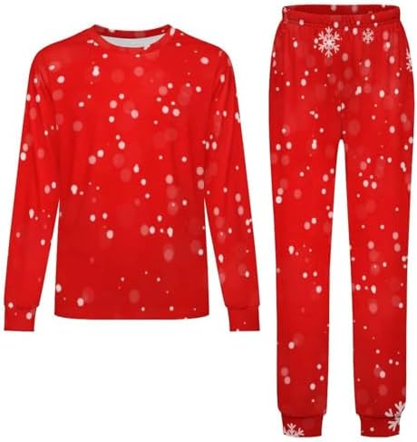 MEIKKO Christmas Gnomes Lights Thermal Underwear Set for Kids
