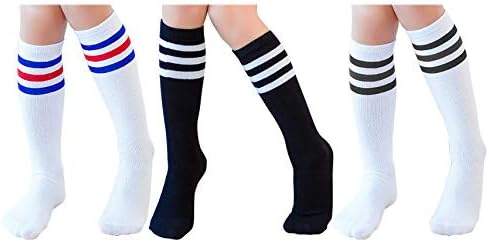 TOCONFFON Soft and Reliable Knee-High Socks for Kids