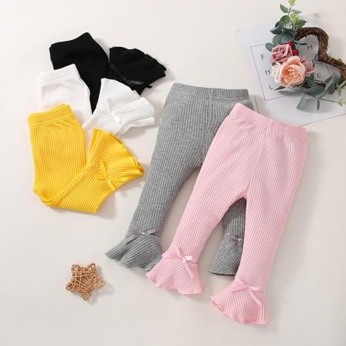 Stylish Stretchy Flare Pants for Babies and Girls