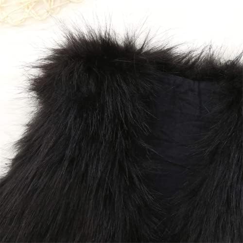 Girls Winter Cozy Faux Fur Vest