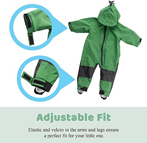 Cuddle Club Kids Muddy Buddy Waterproof Rain Suit One-Piece