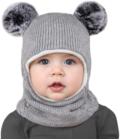 Cute Winter Hat Scarf Set for Toddler