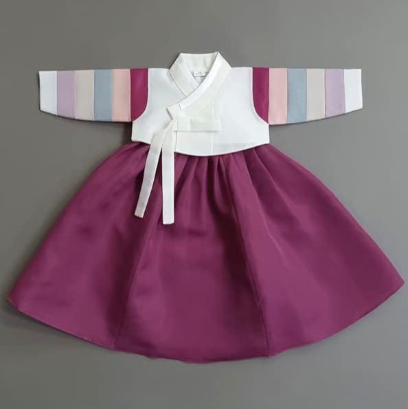 Korean Baby Girl Hanbok Top and Skirt Combo