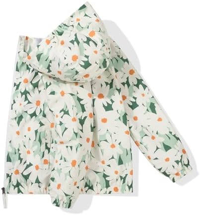 Joyson Girls Durable Rain Jacket - Keeps You Dry in the Rain