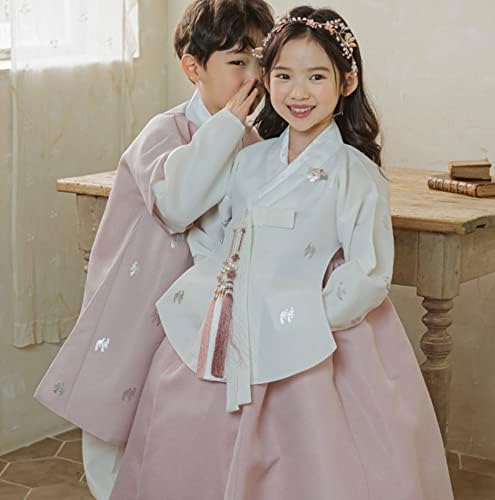 Ivory Indie Pink Dangui Girl Hanbok