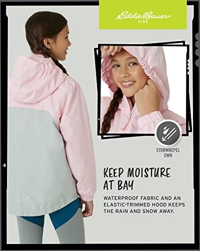 Eddie Bauer Girls Waterproof Insulated Rain Jacket