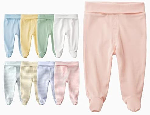 3-Pack Teach Leanbh Infant Baby Cotton High Waist Leggings