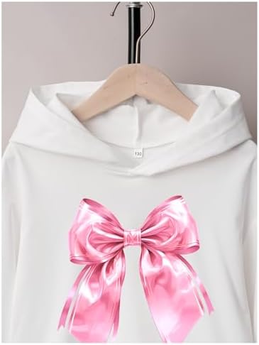 MakeMeChic Girls Bow Hoodie