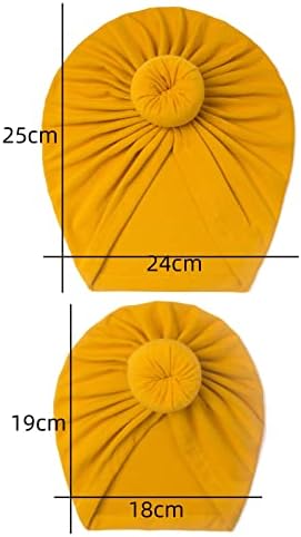 Natural Cotton Infant Elatics Turban Hat