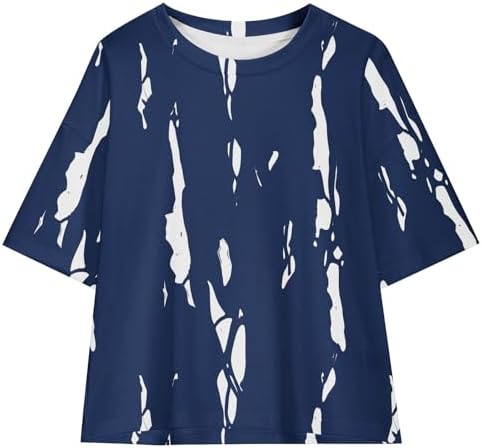 Girls Tie Dye 2 Piece Short Sleeve Biker Short Set