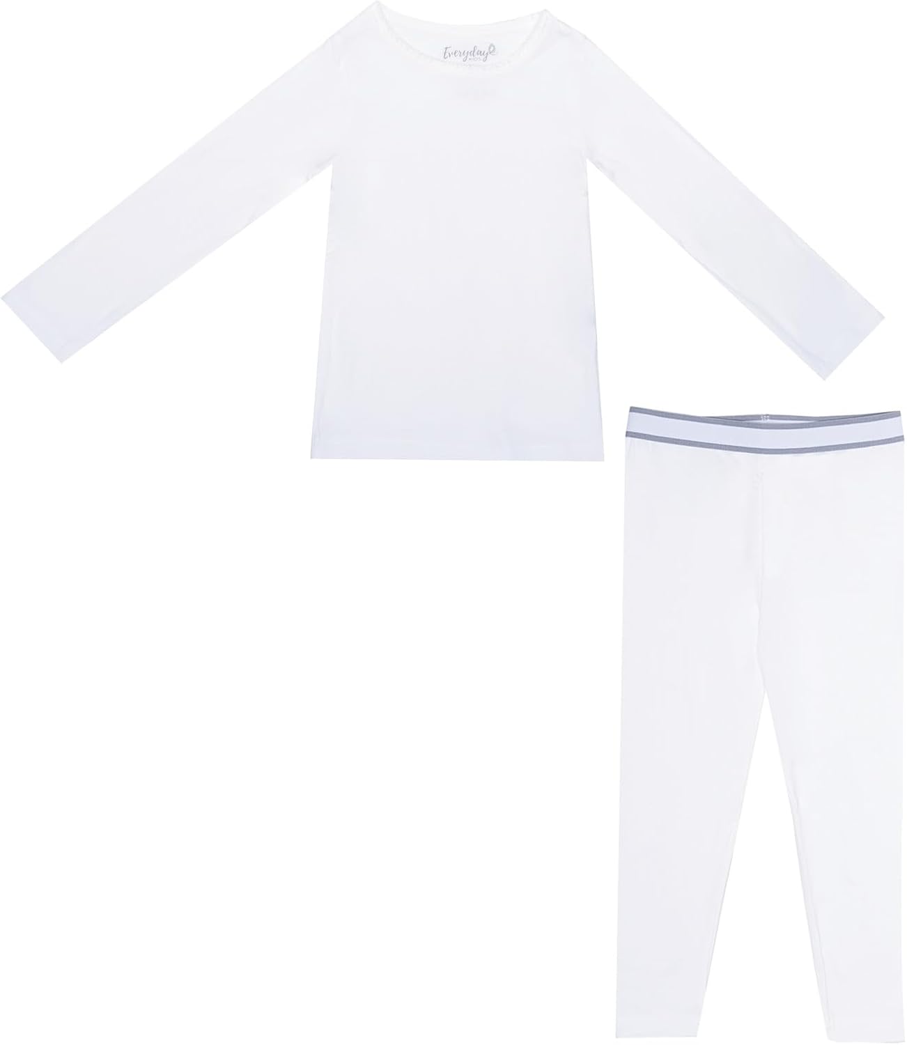 Everyday Kids Girls Thermal Long John Set Cozy and Warm for Winter