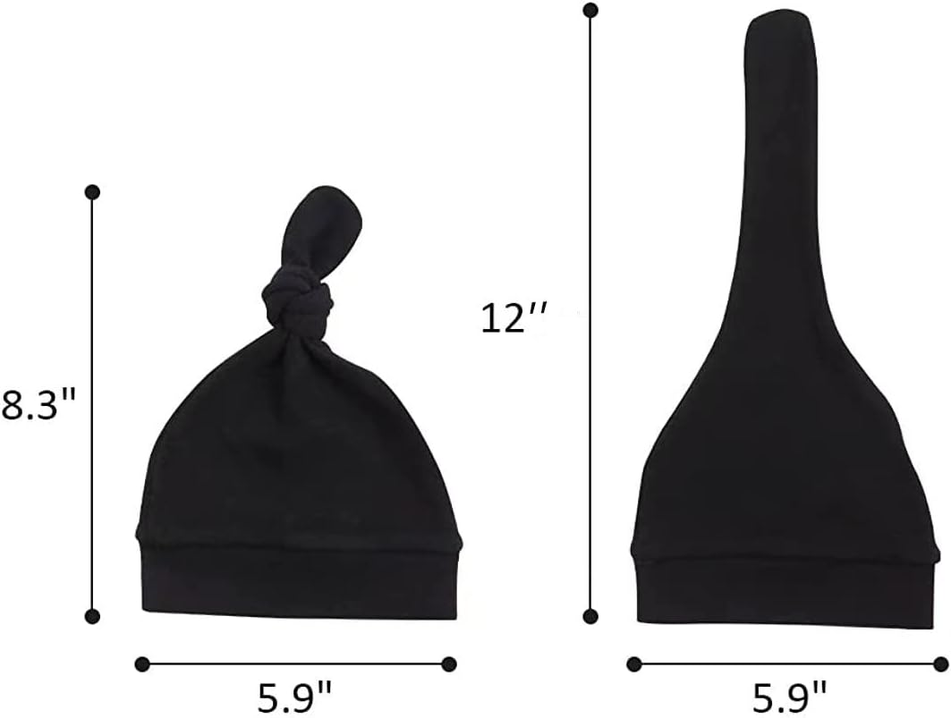 Adjustable Baby Knit Hat Soft and Warm for Growth