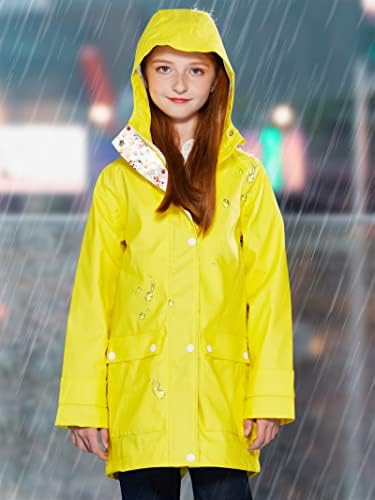 Moo Garden Girls Waterproof Rain Jacket