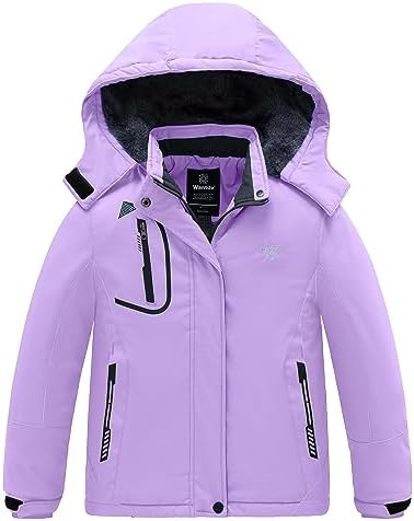 Wantdo Girls Waterproof Winter Coat Ski Jacket