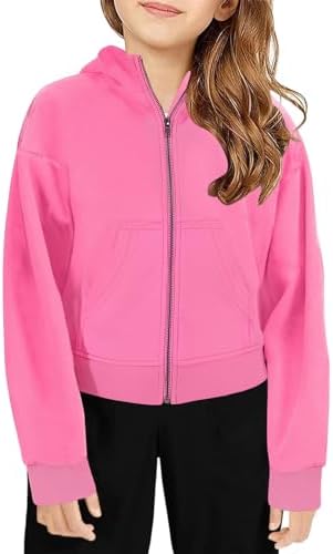 Meikulo Girls Zip Up Hoodie - Soft and Stylish comfortable22700