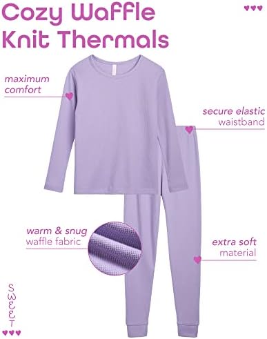 Sweet Hearts Girls Thermal Underwear Set