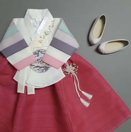 Korean Baby Girl Traditional Hanbok Dress - Elegant Special Occasion