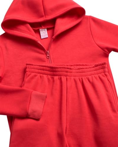 Real Love Girls 4-Piece Fleece Jogger Set