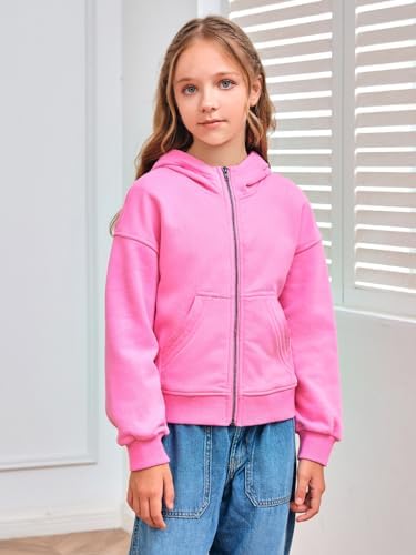 Meikulo Girls Zip Up Hoodie - Soft and Stylish comfortable22700