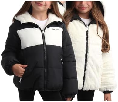 DKNY Style Statement Puffer Jacket for Girls 7-16